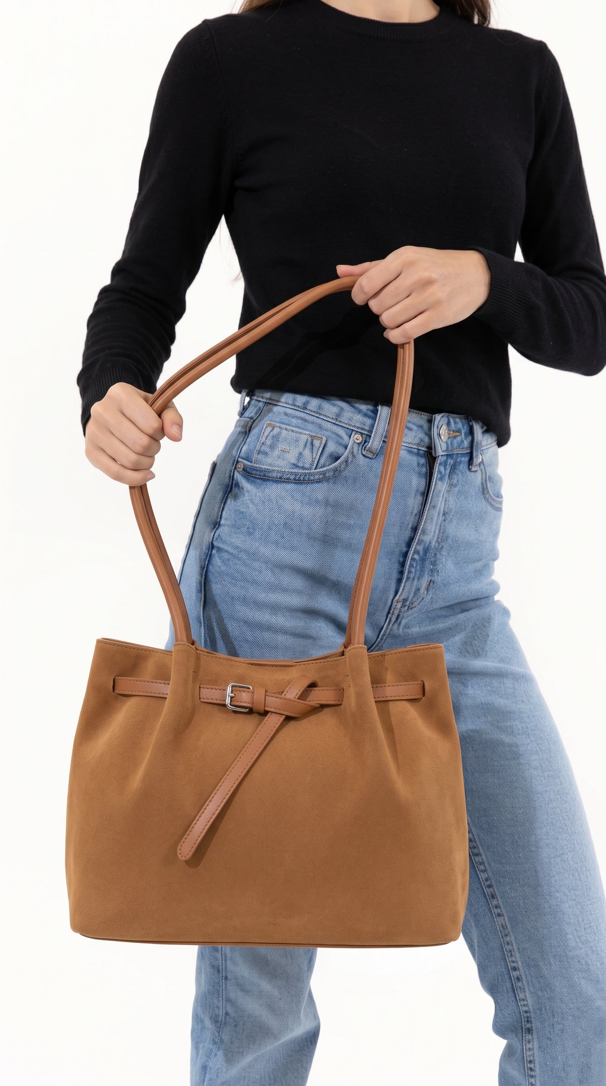 MAYA | Slouchy Suede Tote