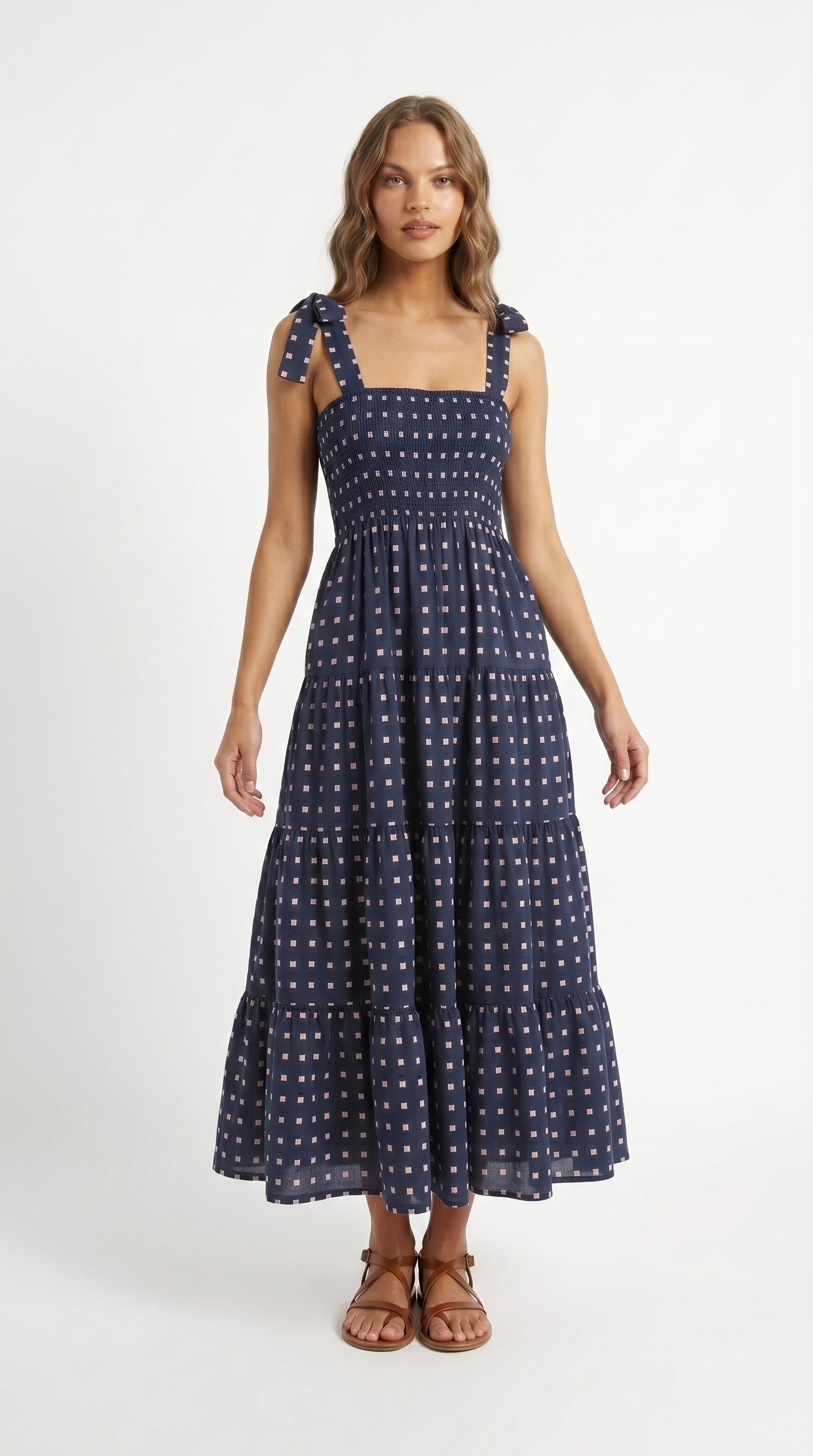 BOHÈME | Sleeveless Gypsy Print Long Dress
