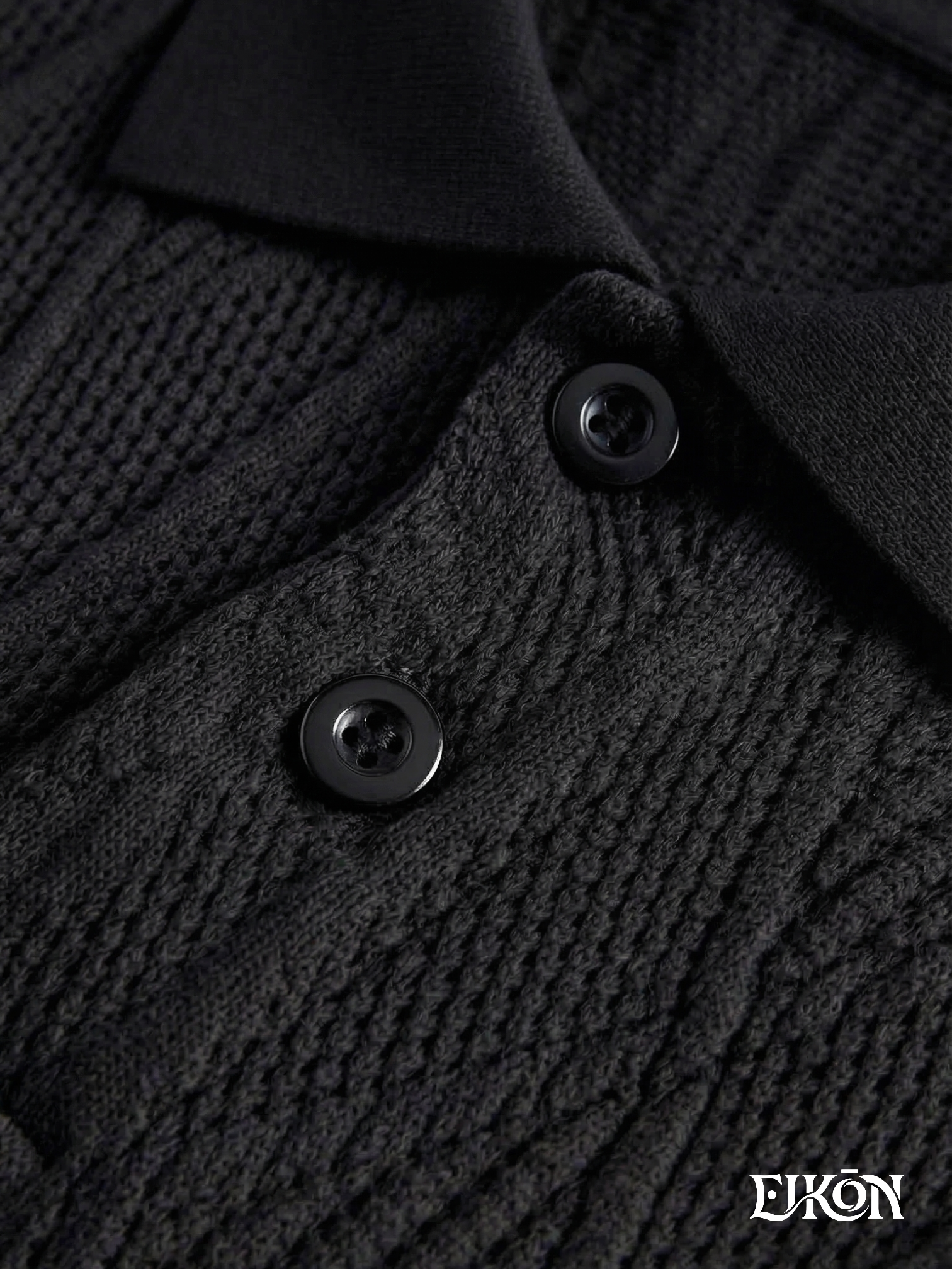ELIO | TEXTURED KNIT POLO