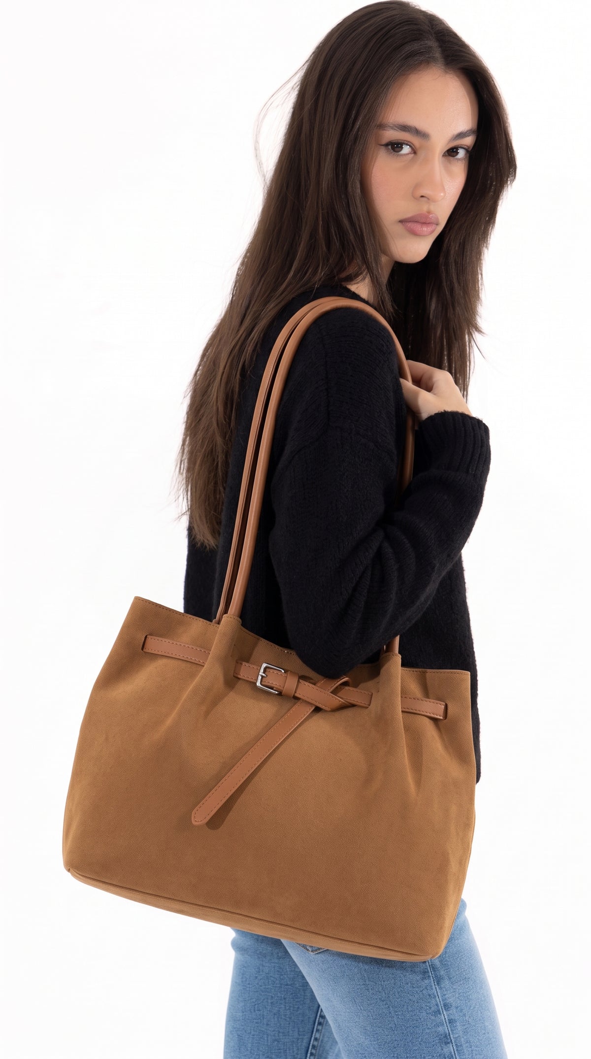 MAYA | Slouchy Suede Tote