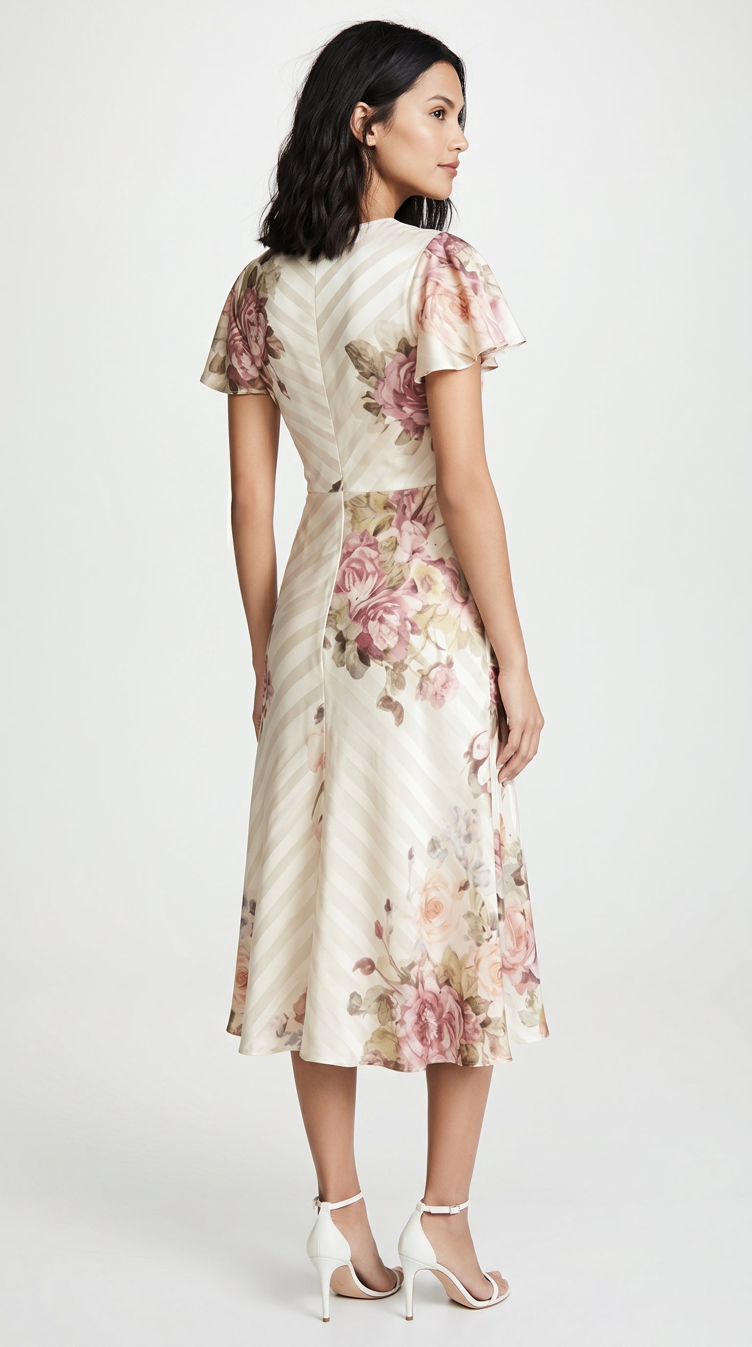 BLOSSOM | Printed Pleated Floral Dress
