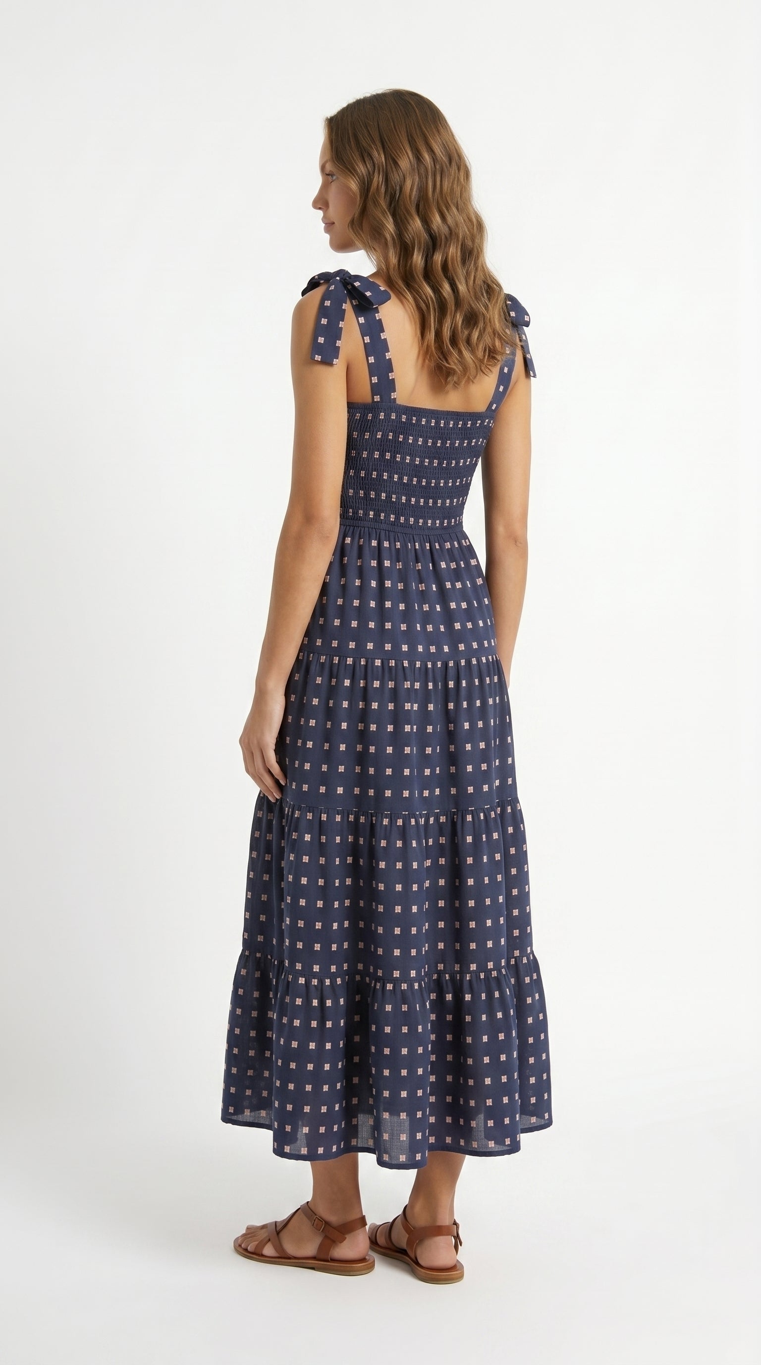 BOHÈME | Sleeveless Gypsy Print Long Dress