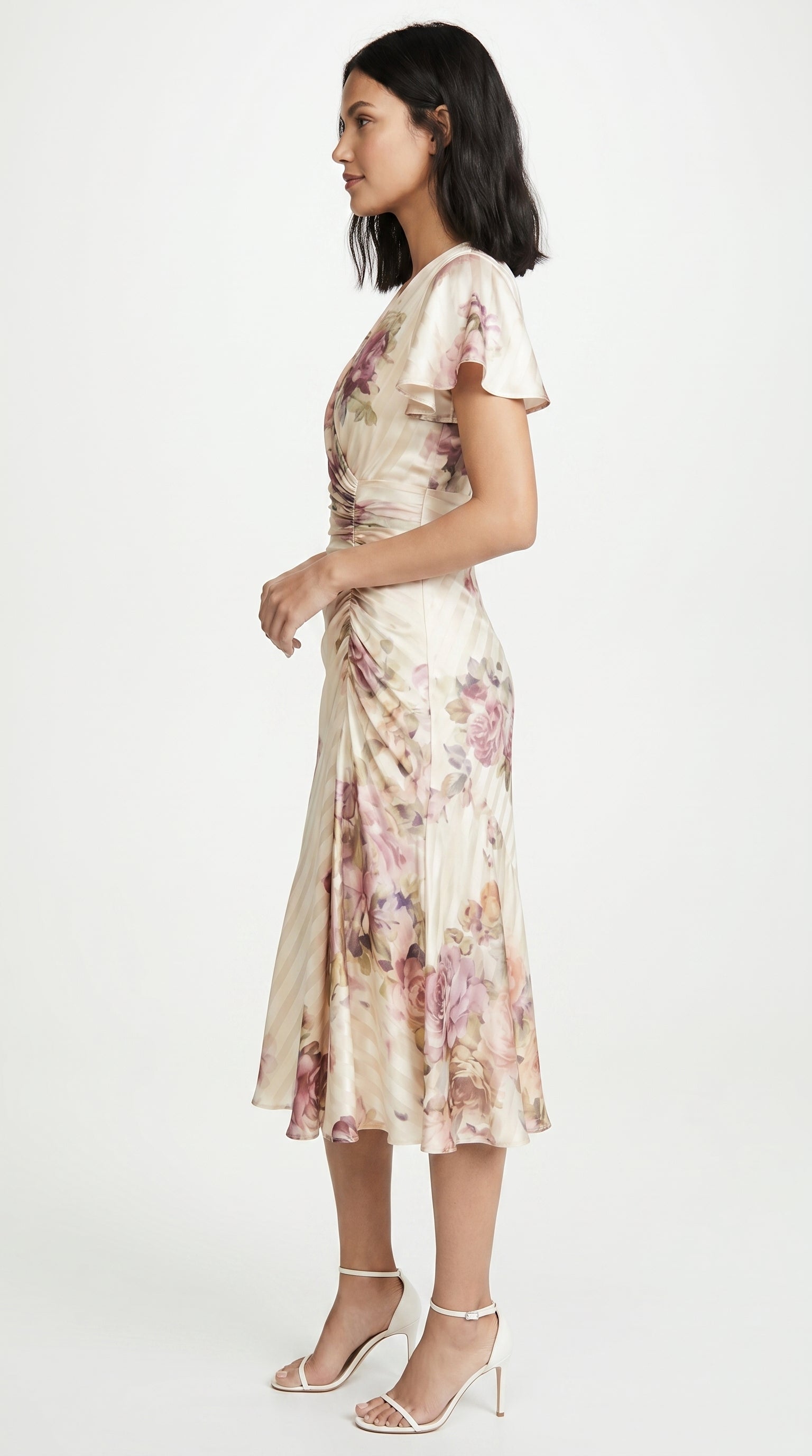 BLOSSOM | Printed Pleated Floral Dress