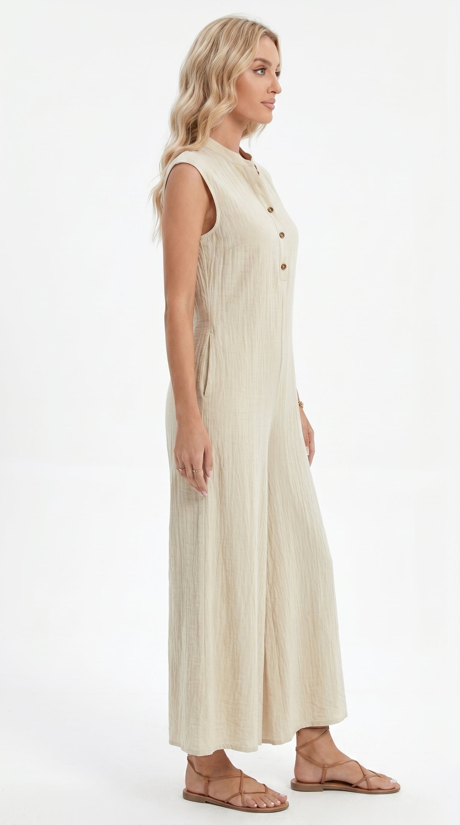 SERENITY | Comfortable Plain One-Piece Outfit
