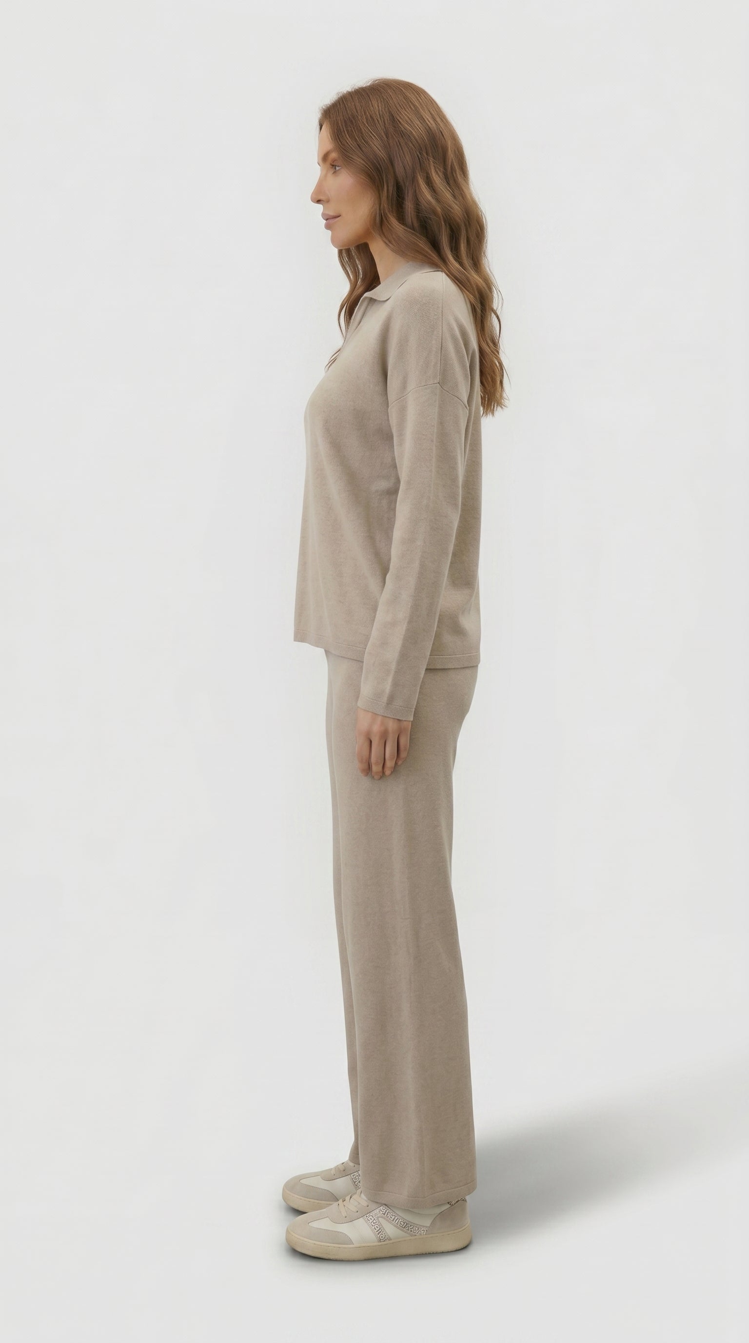 CASEN | RELAXED POLO KNIT SET