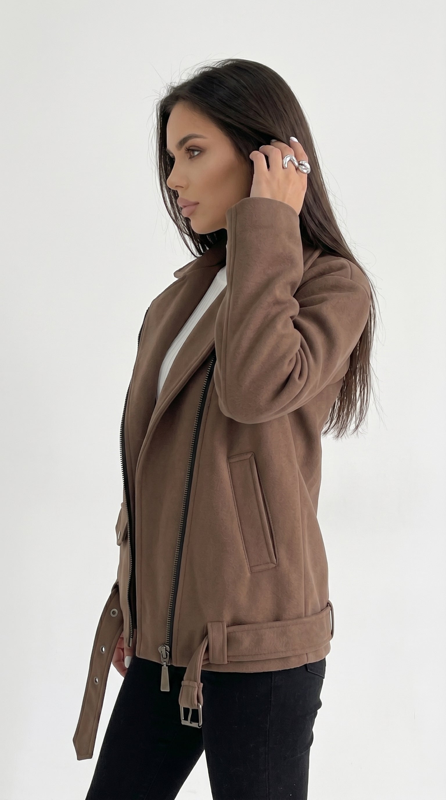 Wool Blend Single-Breasted Trench Jacket