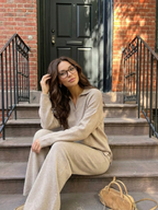 CASEN | RELAXED POLO KNIT SET