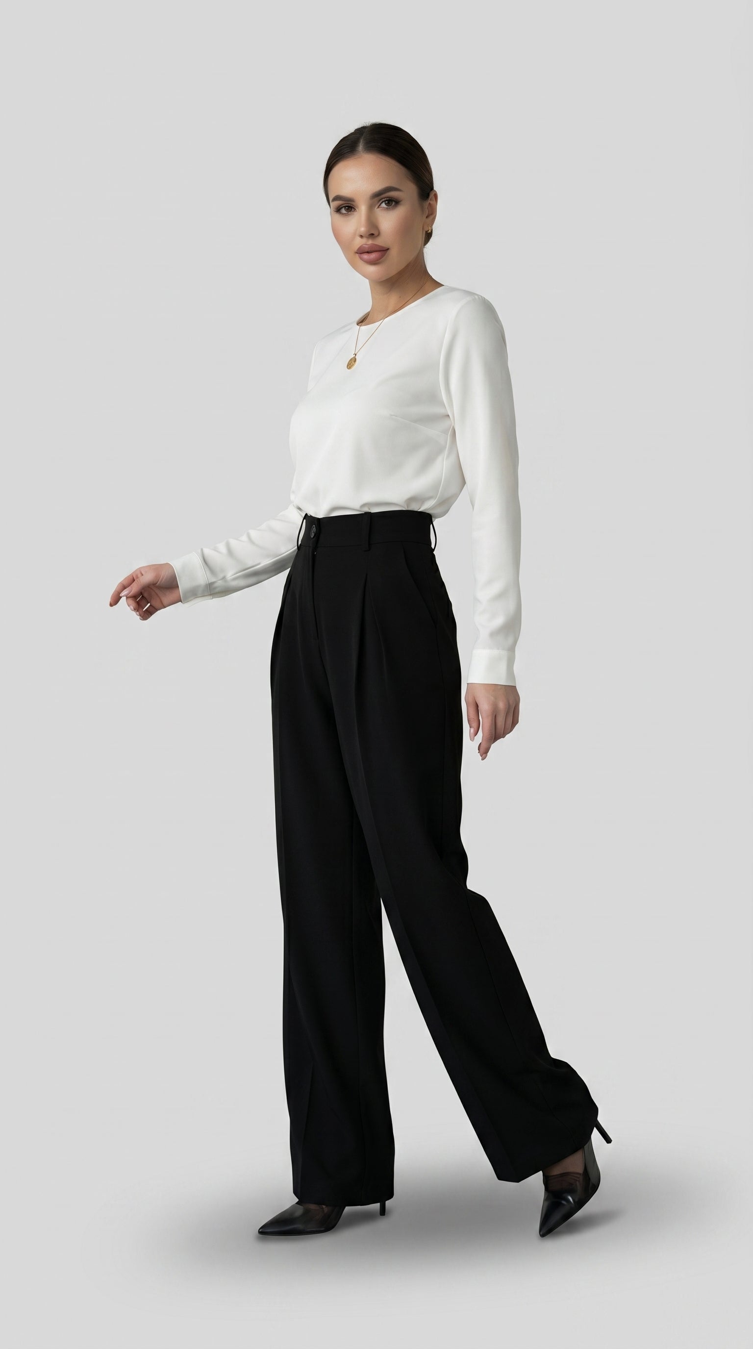 ROME | STRAIGHT-LEG TAILORED PANTS