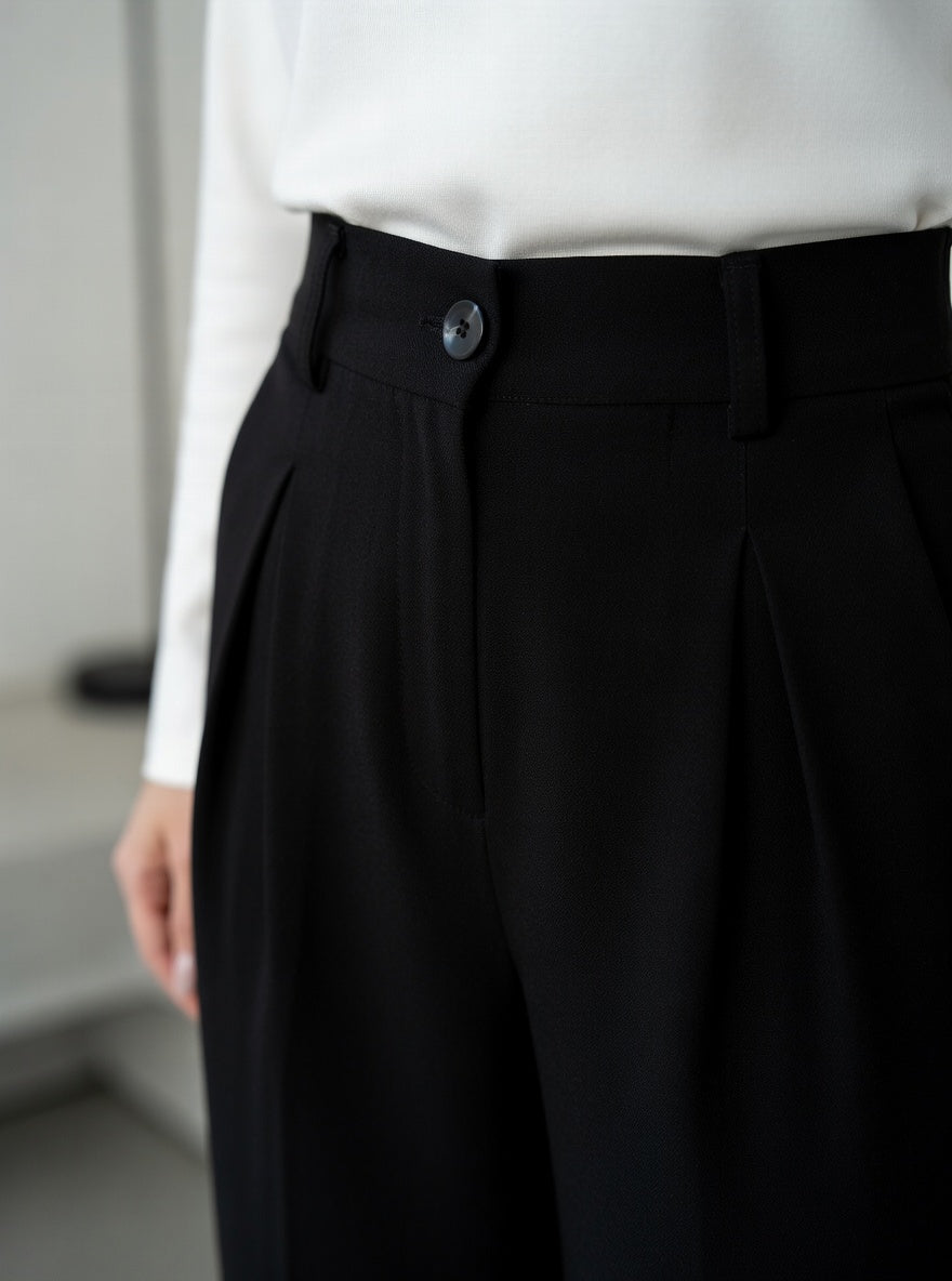 ROME | STRAIGHT-LEG TAILORED PANTS