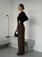 ROME | STRAIGHT-LEG TAILORED PANTS