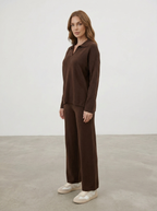 CASEN | RELAXED POLO KNIT SET