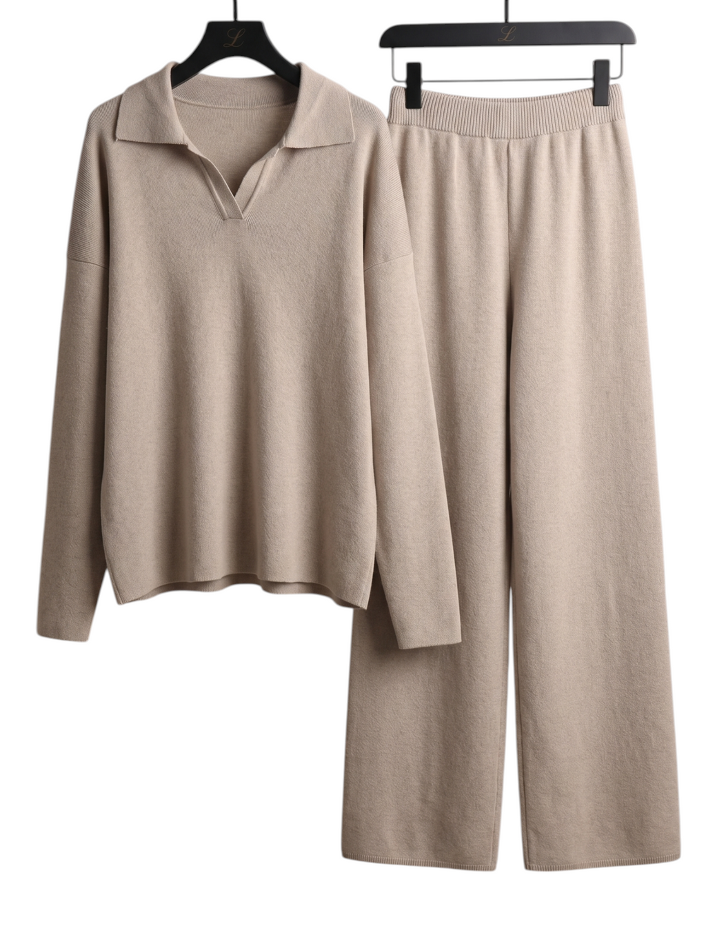 CASEN | RELAXED POLO KNIT SET