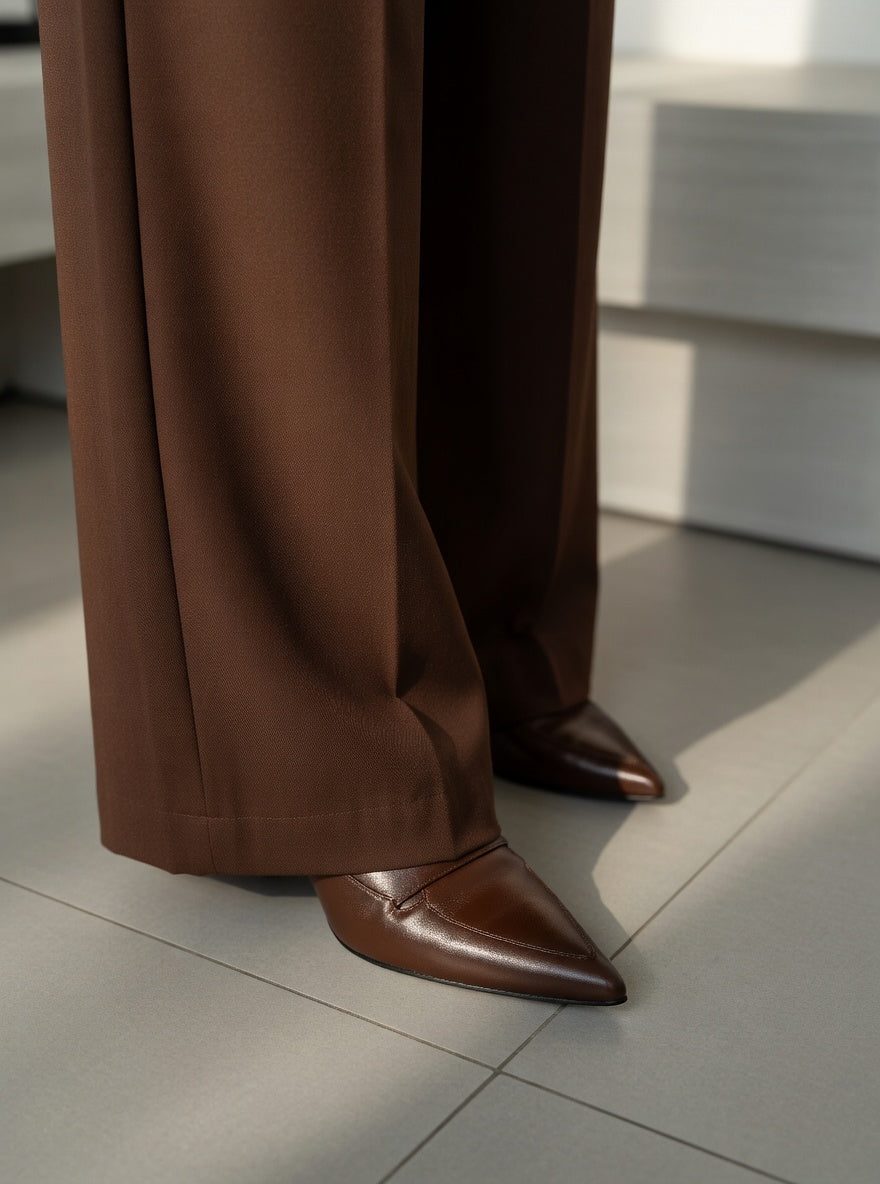 ROME | STRAIGHT-LEG TAILORED PANTS