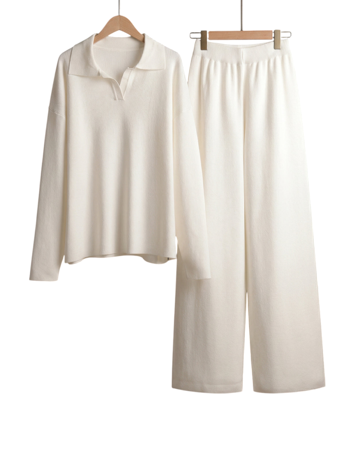 CASEN | RELAXED POLO KNIT SET