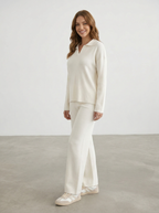 CASEN | RELAXED POLO KNIT SET