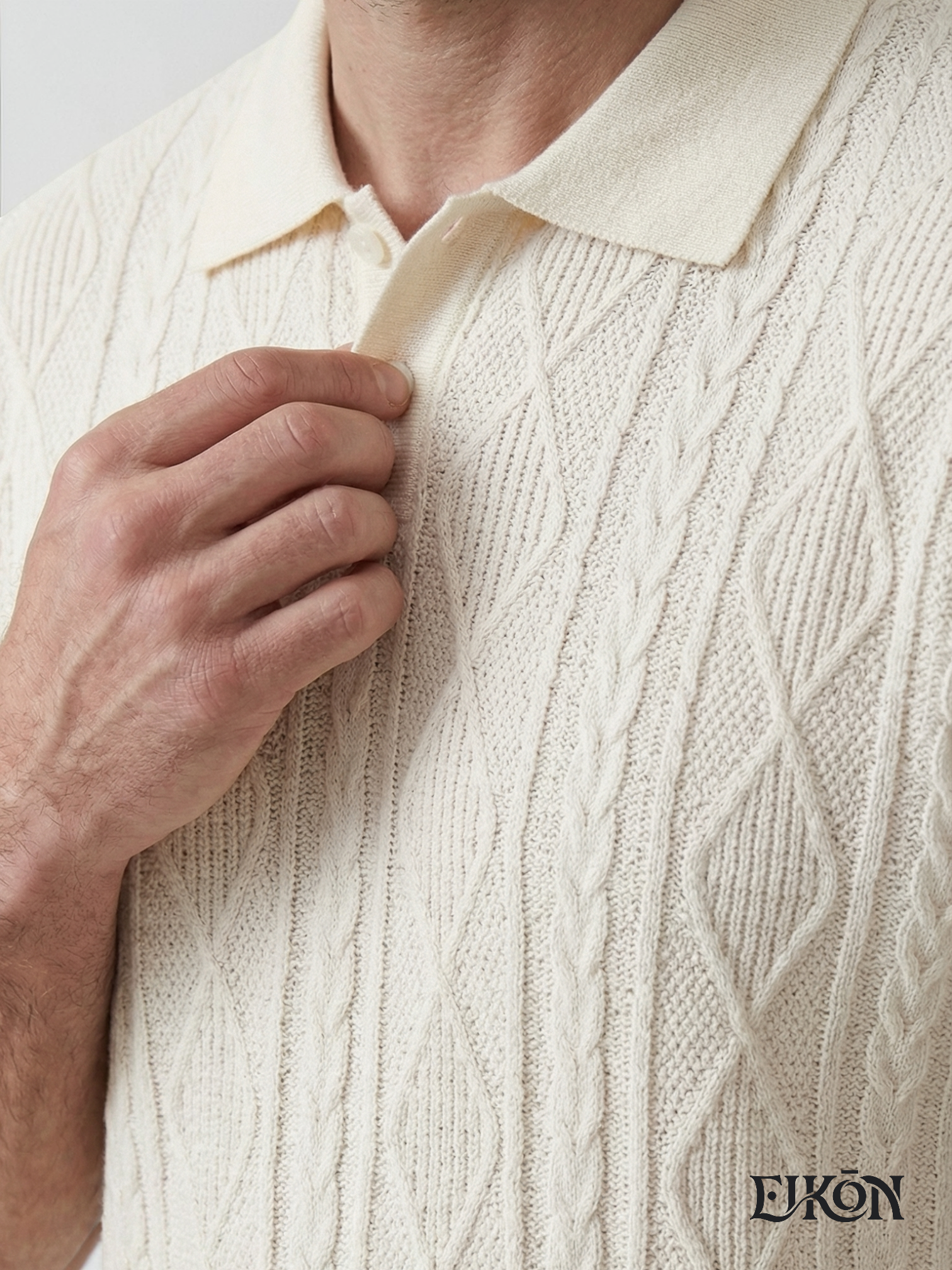 ELIO | TEXTURED KNIT POLO