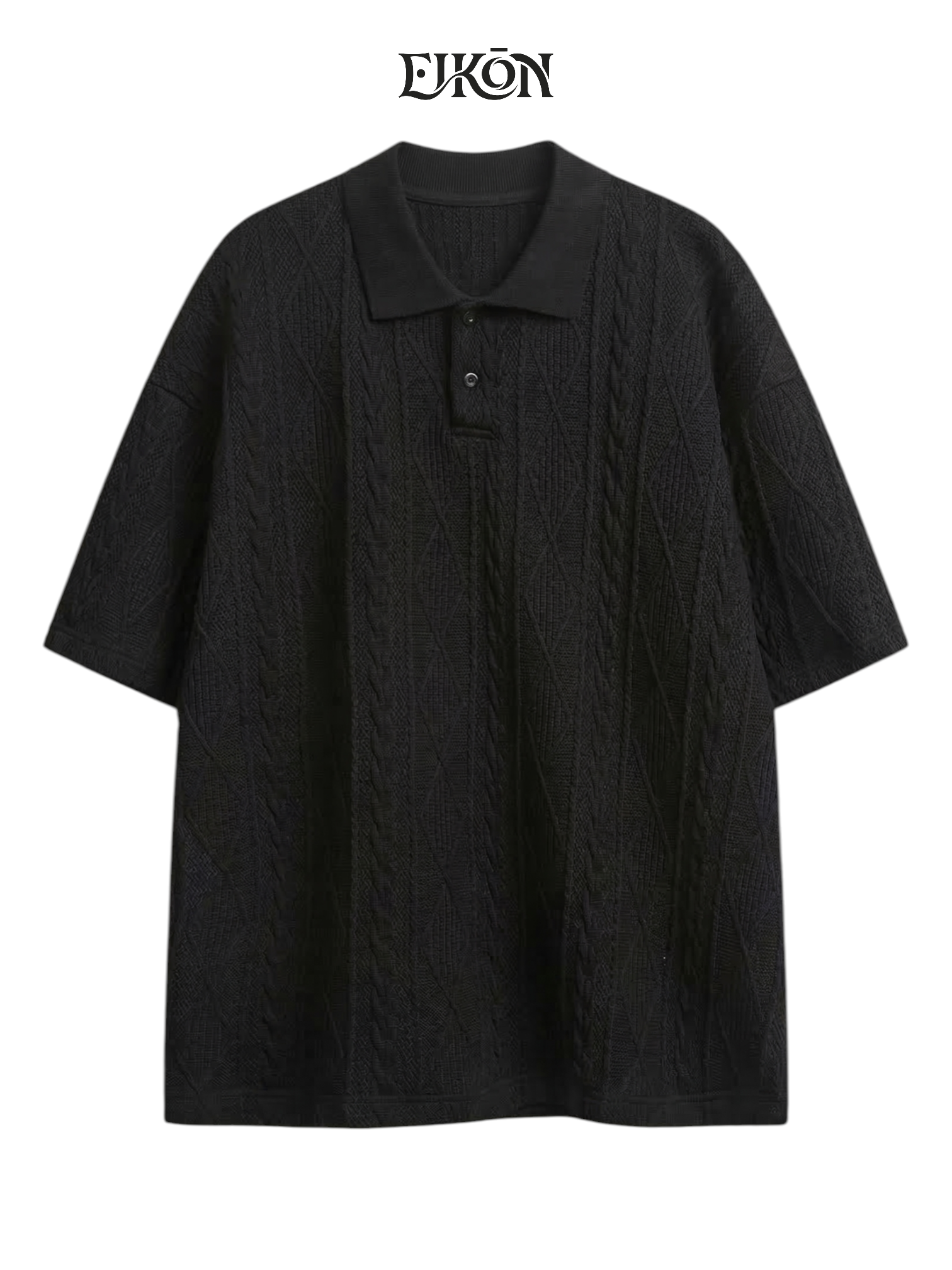 ELIO | TEXTURED KNIT POLO