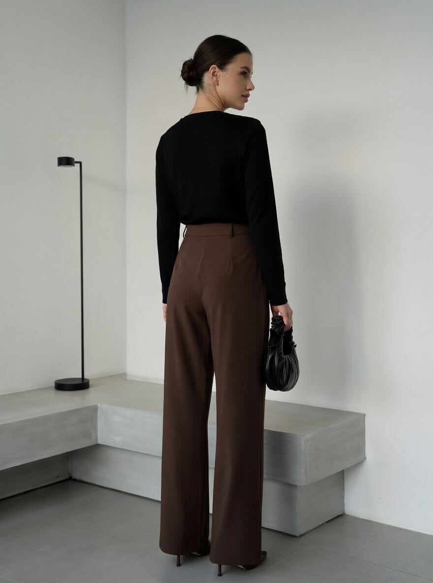 ROME | STRAIGHT-LEG TAILORED PANTS